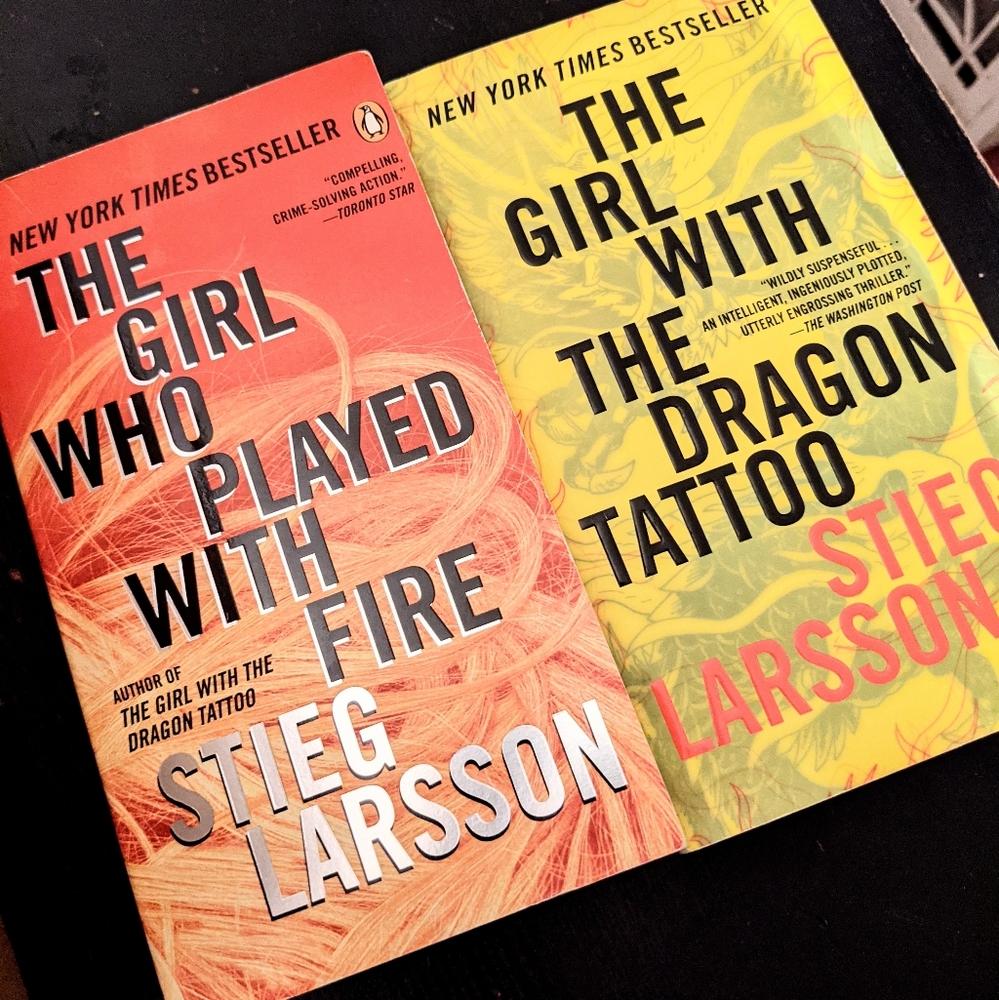 The Girl... paperback book set